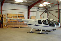 G-CDSY @ EGBW - 2005 Robinson R44 Raven, c/n: 1534 - by Terry Fletcher