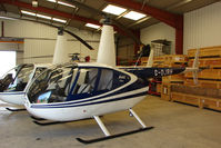 G-OJRH @ EGBW - 1997 Robinson Helicopter Co Inc ROBINSON R44, c/n: 0321 - by Terry Fletcher