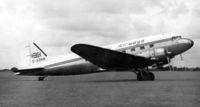 G-AGNK @ ESH - Ex BEA DC3 (C47A- DK) c/n 15540 at Shoreham Airport UK in Channel Airways service 1960 - by Tony Price