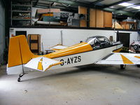 G-AYZS @ EGTW - at Oaksey Park - by Chris Hall