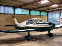 G-BJBO @ EGTW - at Oaksey Park - by Chris Hall