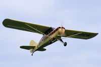 G-BRCW @ EGTW - Departing from Oaksey Park - by Chris Hall