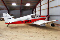 G-BHRW @ EGTW - at Oaksey Park - by Chris Hall