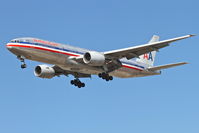 N798AN @ KORD - American Airlines Boeing 777-223, AAL154 arriving from RJAA (Narita Int'l), on approach RWY 28 KORD. - by Mark Kalfas