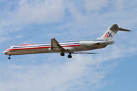 N9420D @ KORD - American Airlines Mcdonnell Douglas Aircraft Co MD 83, AAL1144 arriving from KPHX, RWY 28 KORD. - by Mark Kalfas