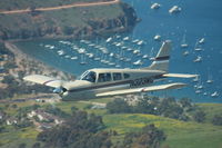 N323MG - N323MG over Two Harbor Catalina Island, California - by Steve Lam