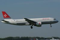 9H-AEO @ EGSH - Landing at Norwich. - by Graham Reeve