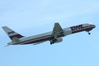 OO-DPI @ EBBR - DHL Boeing 757-200SF freighter taking off from Brussels airport. - by Henk van Capelle