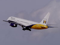 G-MONE @ LMML - B757 G-MONE Monarch Airlines - by raymond