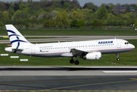 SX-OAS @ EDDL - recently transferred from Olympic to Aegean. - by Joop de Groot