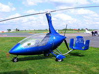 G-YROZ @ EGBJ - 1st visit of a Calidus at Staverton Airport - by Chris Hall