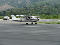 N734RZ @ SZP - 1977 Cessna 172N, Lycoming O-320-H2AD 160 Hp for 100LL, landing roll Rwy 22 - by Doug Robertson