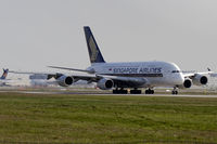 9V-SKB @ EDDF - departure via RW18W - by Friedrich Becker