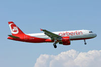 HB-IOR @ LOWL - Air Berlin (Belair) Airbus A320-214 to approach to LOWL/LNZ