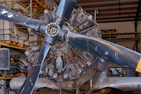 N51382 @ FA08 - This is what happens when a movie company (MGM Studios) wants a wind machine. This aircraft is an A-24B Banshee built by Douglas for the US Army based on the Navy SBD Dauntless. They take a warbird, cut it up and attach a 4 bladed prop.  - by Pirate!