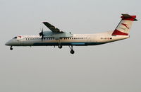 OE-LGC @ EBBR - Early arrival of flight SN2640 to RWY 25L