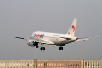 F-ORAG @ EBBR - Flight LZ797 is descending to RWY 25L