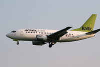 YL-BBD @ EBBR - Arrival of flight BT601 to RWY 25L - by Daniel Vanderauwera