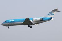 PH-KZE @ EGSH - About to touch down with air brake deployed. - by Graham Reeve