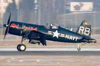 OE-EAS @ LOWS - Red Bull Chance Vought - by Andy Graf-VAP