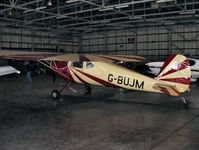 G-BUJM @ EGDY - inside the 727 NAS Hangar - by Chris Hall