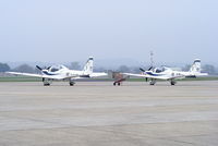 G-BYXS @ EGDY - on the 727 NAS Apron with G-BYXK - by Chris Hall