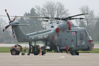 XZ691 @ EGDY - on the 815 Sqdn Lynx apron - by Chris Hall