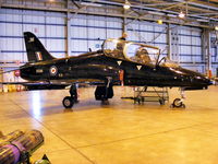 XX316 @ EGDY - inside the FRADU Hawk hangar - by Chris Hall