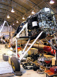 W5856 @ EGDY - The wings are at BAe Brough, hopefully to return 9.11, engine on overhaul, the aim is for this Swordfish to be airworthy again for 2012 - by Chris Hall