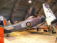 VR930 @ EGDY - Royal Navy Historic Flight Hawker Sea Fury FB.11 .... its engine is in USA and should return summer 2011, hopfully to fly again at the end of 2011, ready for the display circuit in 2012 - by Chris Hall