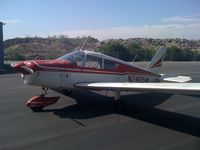 N7405W @ KCCB - Parked with a flat tire at Cable - by Nick Taylor Photography