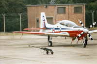 ZF514 @ EGVA - Tucano T.1 in 75th Anniversary markings, callsign Blade 1, of 1 Flying Training School at RAF Linton-on-Ouse on the flight-line at the 1994 Intnl Air Tattoo at RAF Fairford. - by Peter Nicholson