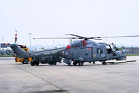 ZF558 @ EGDY - on the 815 Sqdn Lynx apron - by Chris Hall
