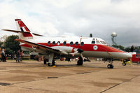 XX496 @ MHZ - Jetstream T.1 of 45[Reserve] Squadron on display at the 1995 RAF Mildenhall Air Fete. - by Peter Nicholson