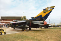 ZG711 @ MHZ - Another view of the 13 Squadron Tornado GR.1A from RAF Marham and wearing 80th Anniversary markings on display at the 1995 RAF Mildenhall Air Fete. - by Peter Nicholson