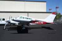 N4177Q @ RNO - Landed on 8-13-10 with the nose gear partially down. See link below for more photos. - by Nick Taylor Photography