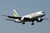 ET-AMU @ ESSA - Boeing 757-200 of Ethiopian Airlines about to land at Stockholm Arlanda airport.