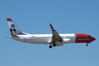 LN-NOR @ ESSA - Norwegian Air Shuttle Boeing 737-800 about to land at Stockholm Arlanda airport. - by Henk van Capelle