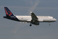 OO-SNA @ EBBR - Flight SN2092 is descending to RWY 02 - by Daniel Vanderauwera