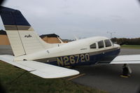 N2672Q @ KBLV - PA28-201R parked on the ramp - by D Abuya