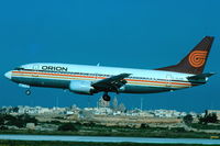 G-BLKB @ LMML - B737-300 G-BLKB Orion Airways - by raymond
