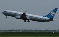 PH-BXA @ EHAM - Just after take off from the Polderbaan (Nostalgic KLM colorscheme) - by Jan Bekker