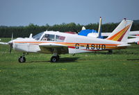 G-ASUD @ EGLM - Piper Cherokee 180 at White Waltham - by moxy