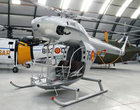 Z2-6 @ LECU - Futuristic 1950s (!) helicopter under restoration at the Museo del Aire, Madrid - by Daniel L. Berek