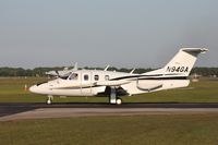 N94GA @ LAL - Eclipse EA500 with some minor damage, but will fly out of Lakeland.  It was damaged when a small aircraft was flipped onto it by the March 31, 2011 tornado that went thru Sun N Fun - by Florida Metal