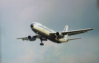 F-BVGC @ LHR - A300B2 of Air France on final approach to Heathrow in November 1974. - by Peter Nicholson