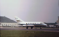 PH-ILF @ LHR - Phillips Company at Eindhoven operated this Mystere 20C seen at Heathrow in March 1976. - by Peter Nicholson