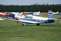 G-OEAC @ EGLM - Mooney M20J visiting White Waltham. Ex N57656 - by moxy