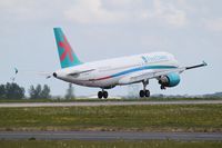 G-OOAR @ EGSH - About to touch down. - by Graham Reeve