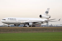 N273WA @ EDDP - World Airways - by Artur Bado?